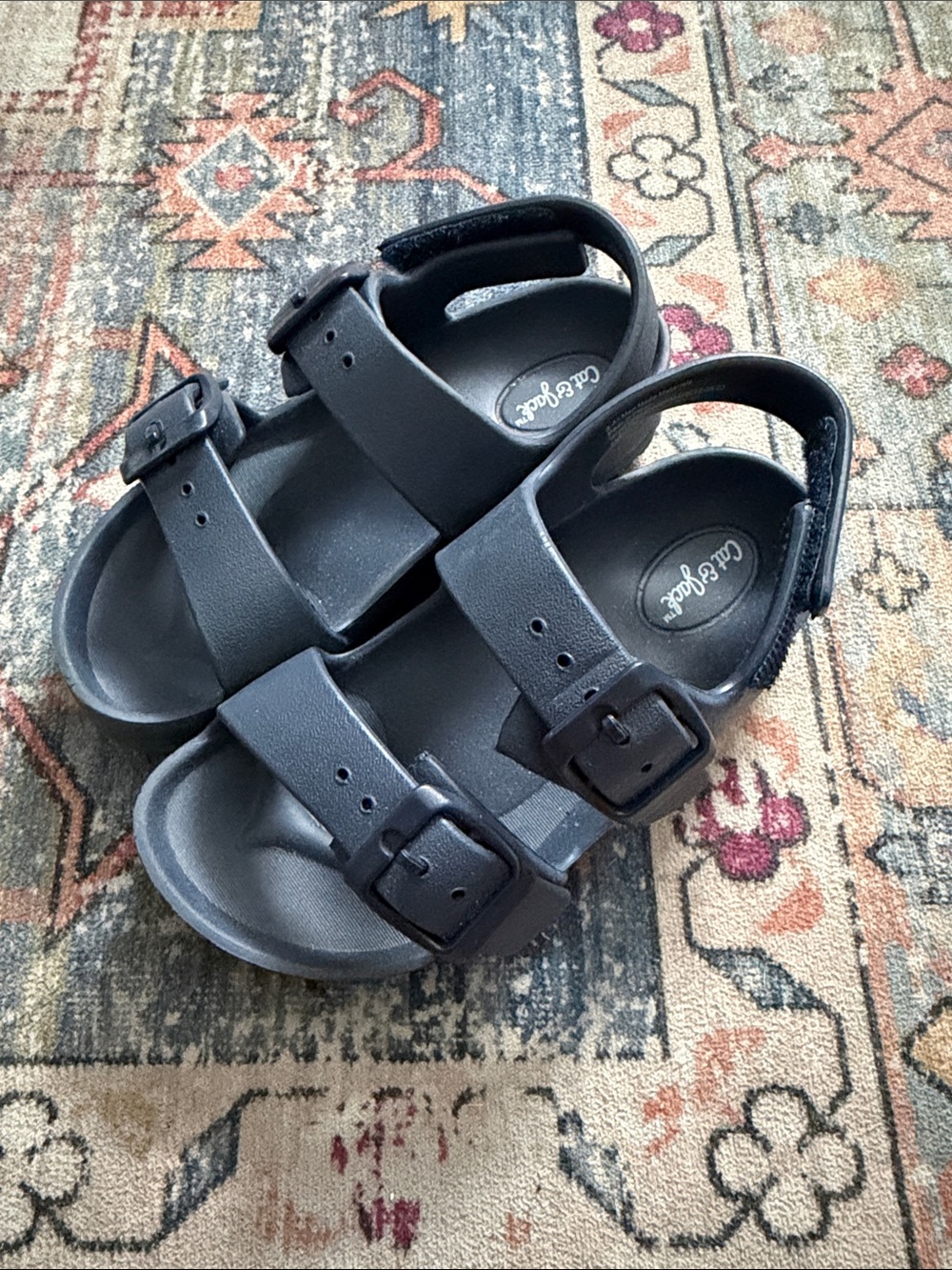 Cat & Jack Kids' Double Buckle Backstrap Sandals